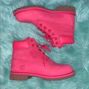 Hot Pink Timberlands